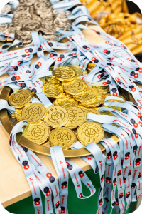 Basketbola čempionu medaļas